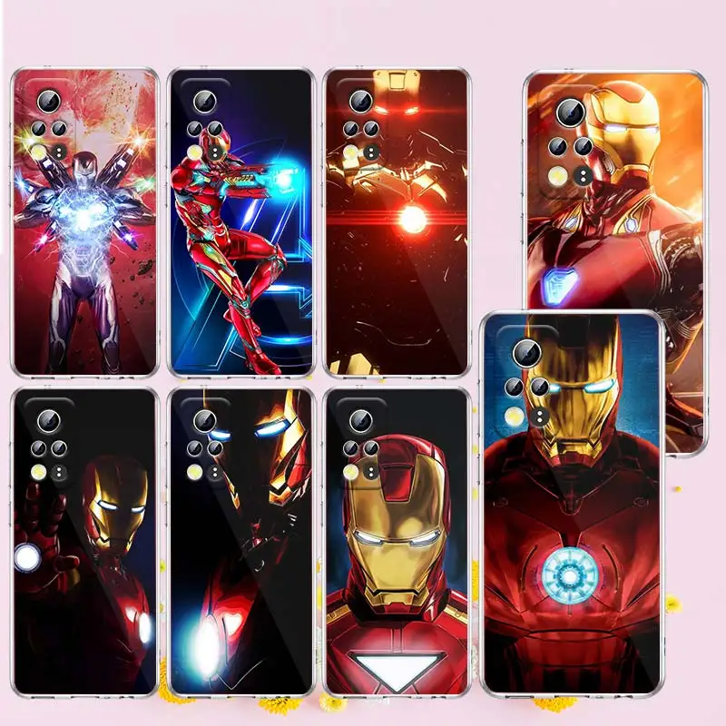 

Marvel Super Iron Man For Honor 30S 30 20S 20E 20 9S 9 9X 8X 8A 8C 8 7C 7A Pro Max Lite Pro RU Transparent TPU Phone Case