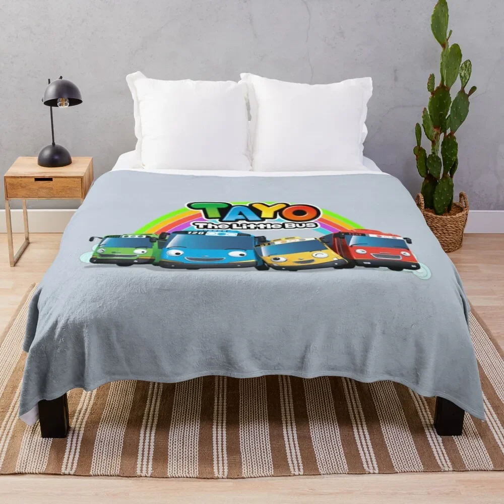 Одеяло Tayo And Friends многофункциональное клетчатое одеяло для кровати