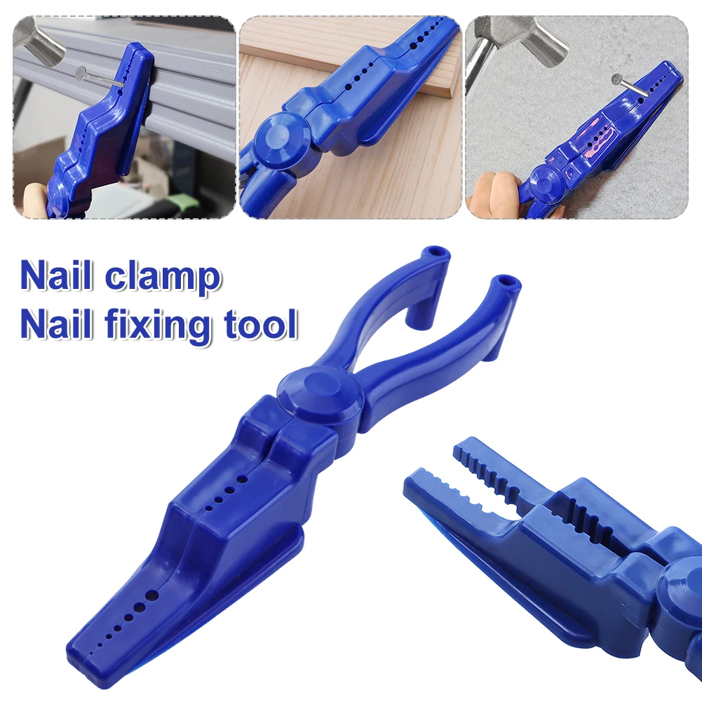 

Nails Holder for Hammering Safety Pliers Finger Saver Protector Finger Joint for Home Small Screws and Finishing Nails Tools