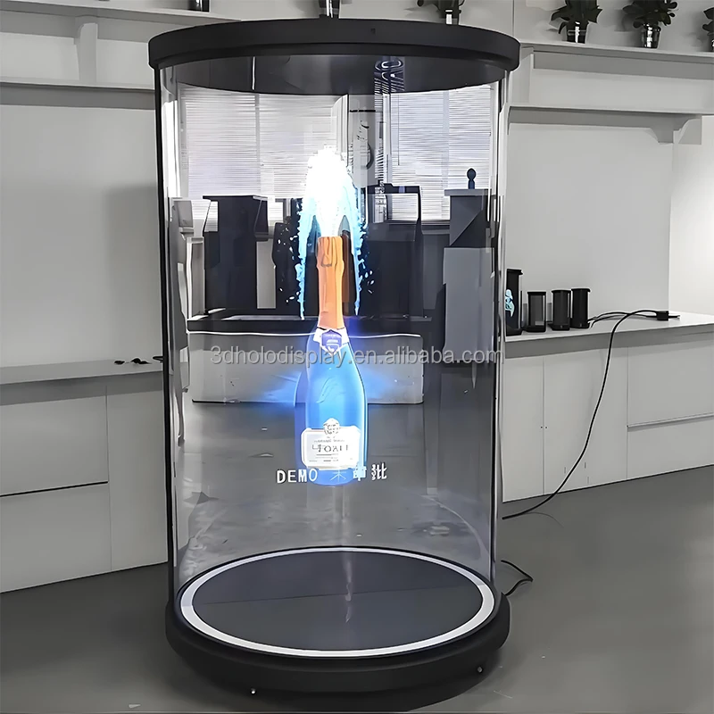 75-дюймовый интерактивный 3D прозрачный цилиндрический AI-трубка голографический проекционный экран с голографической технологией (art.: 3920d4b7dae02) - 3920d4b7dae02