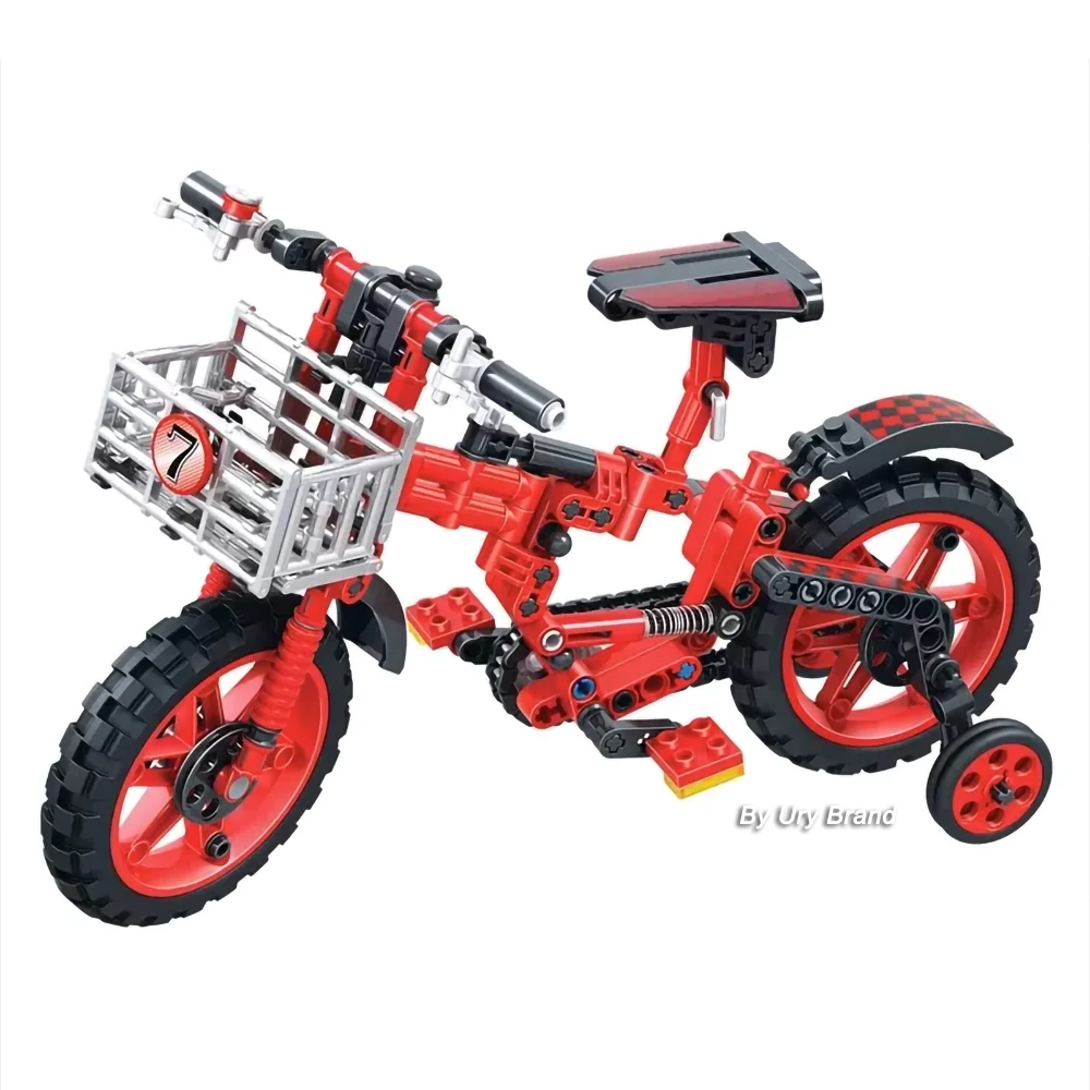 

Конструктор детский «велосипед», 235 блоков