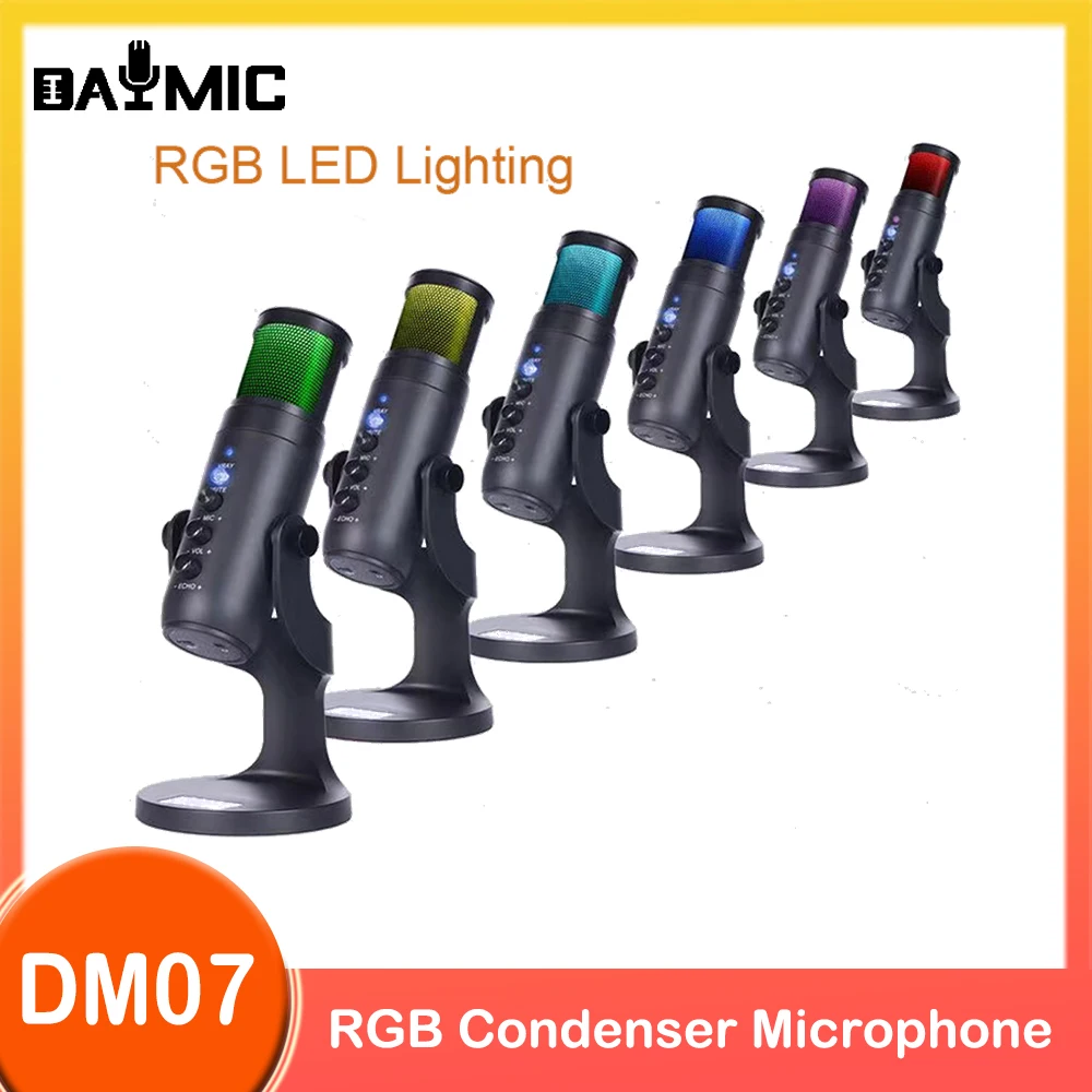 

Профессиональный конденсаторный USB-микрофон для компьютерных игр, подкастов, потоковой записи, USB-микрофон для YouTube