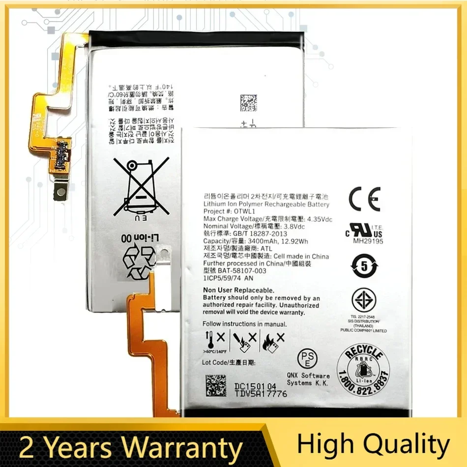 Аккумулятор для BlackBerry Q30 Passport Otwl1 Bat-58107-003