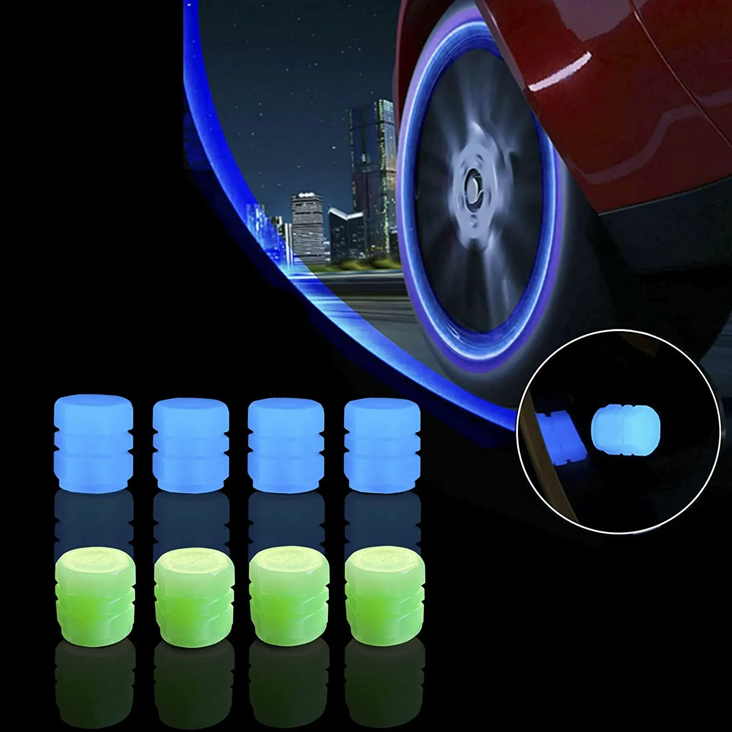 

4PCS Luminous Car Tire Valve Cap For BMW M M3 M5 E46 E39 E92 E90 E60 E36 F30 F10 F20 E30 E61 F03 E65 E91 E92 E93 E94 Accessories