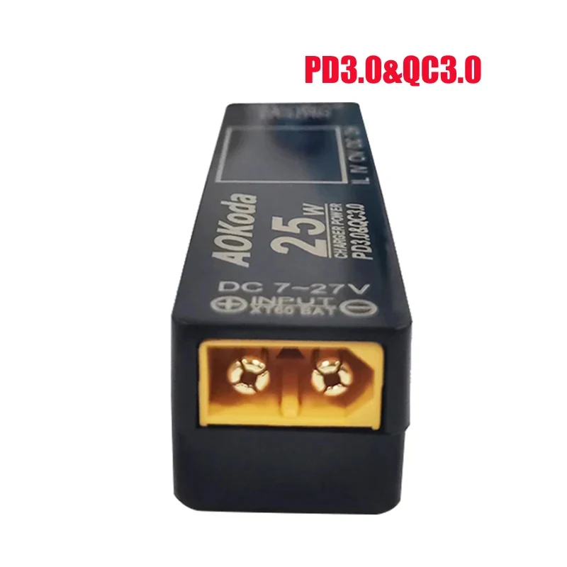 AOKoda XT60 для быстрой зарядки литий-полимерных аккумуляторов PD3.0 защита от