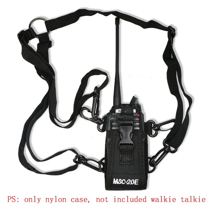Фото Нейлоновая сумка-кобура MSC-20E для рации BaoFeng UV-5R UV-82 Motorola GP328 GP338 GP68 GP88 Cobra №2