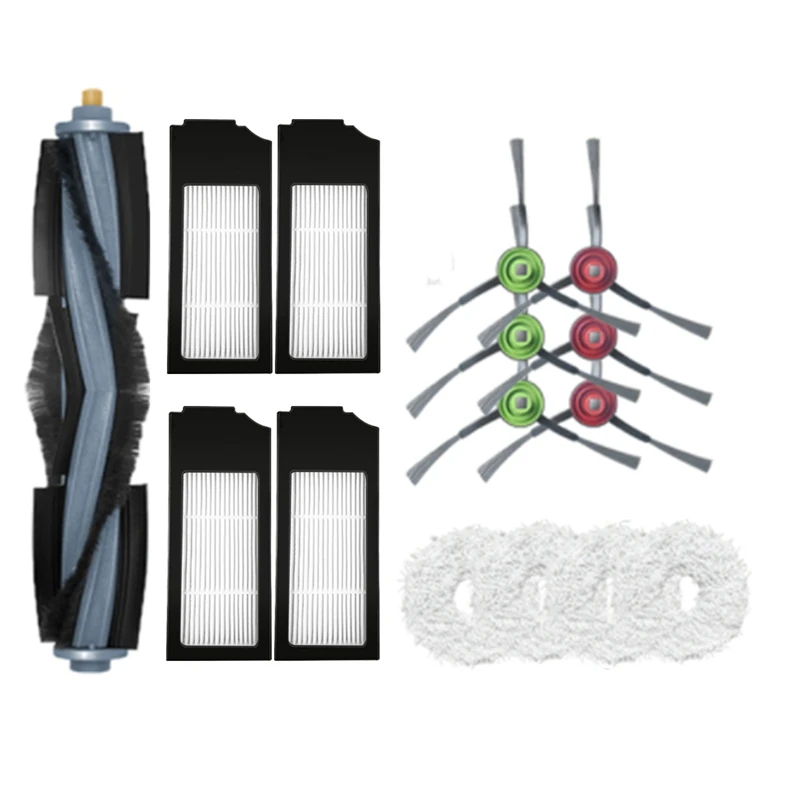 

For Ecovacs Deebot X1 Omni Turbo Spare Parts Main Brush Kit HEPA Filter Mop Cleaning Cloth Vacuum Cleaner Accessories