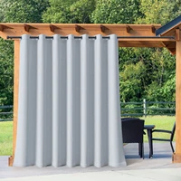 outdoor curtain waterproof and thermal insulated patio drapes sun blocking for sliding door foyer arbor lanai custom