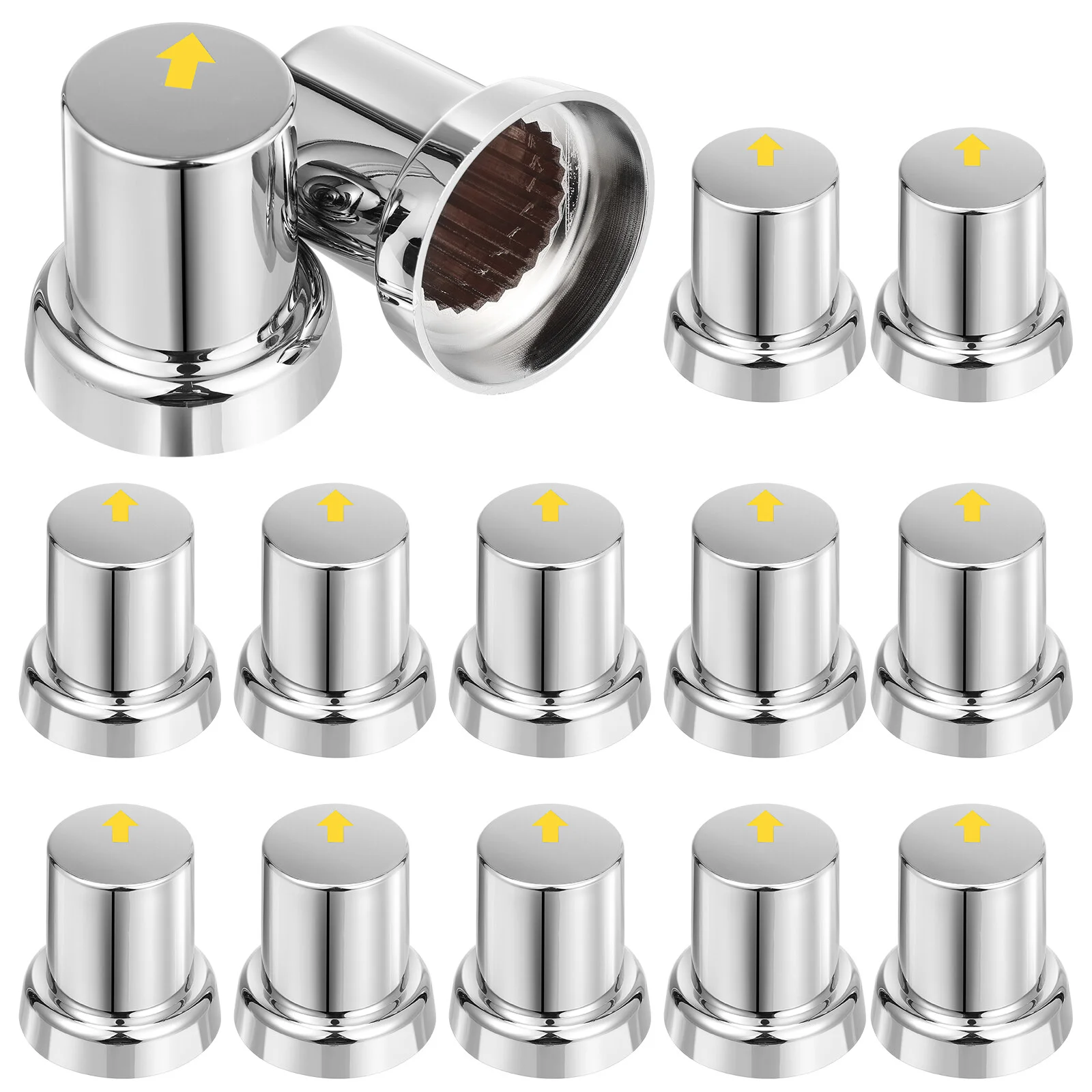 

20 Pcs Accessories Lug Bolt Caps Nut Cover Removal Tool Wheel Protector Chrome ABS Covers Hub