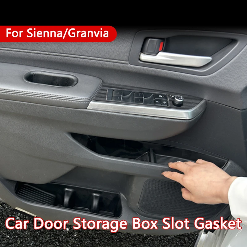 Для Toyota Sienna Granvia Автомобильный Дверной ящик для хранения дверной слот Держатель