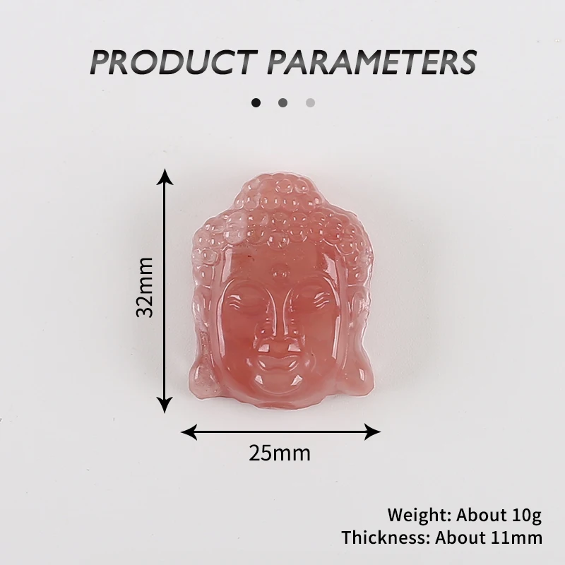 Оптовая продажа подвеска Quncortz с изображением вулкана вишни ручной работы из