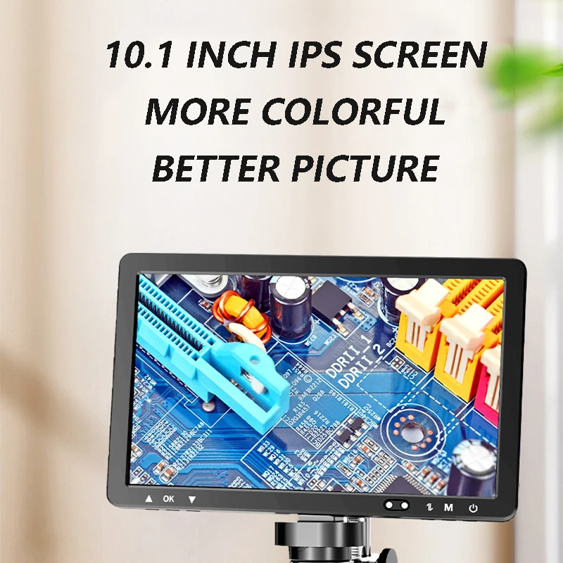 Цифровой микроскоп с HD-экраном промышленный новый 10 1-дюймовый электронный для