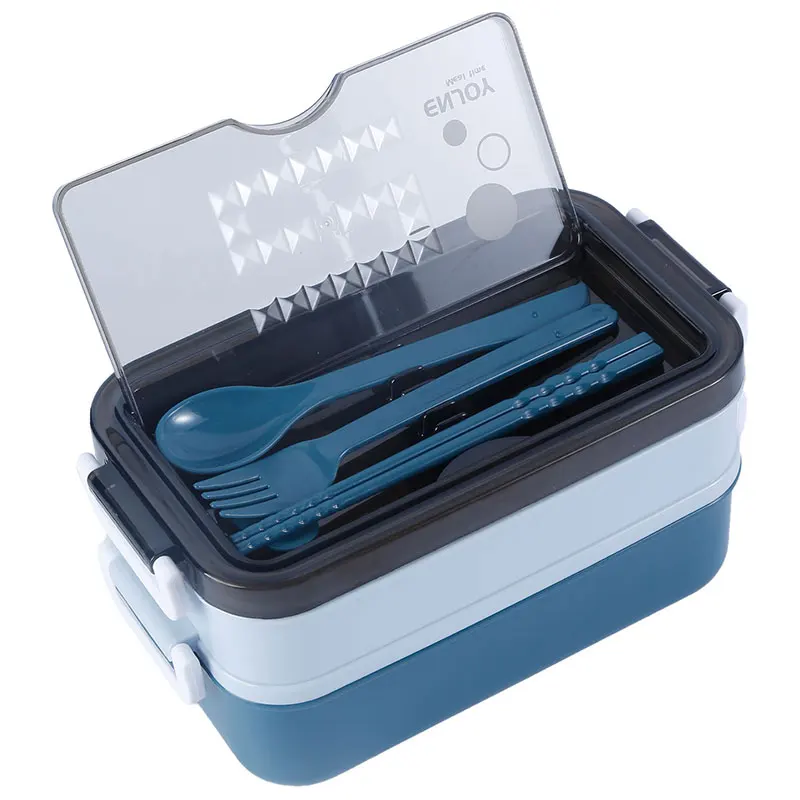 1 Шт. Изолированный Ланч-бокс Из Нержавеющей Стали Термостойкий Многоуровневый С