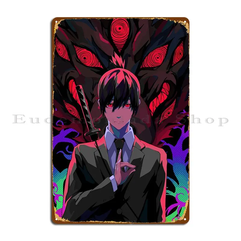 Металлический знак клубный постер кинотеатр гараж символ дьявола лисы оловянный