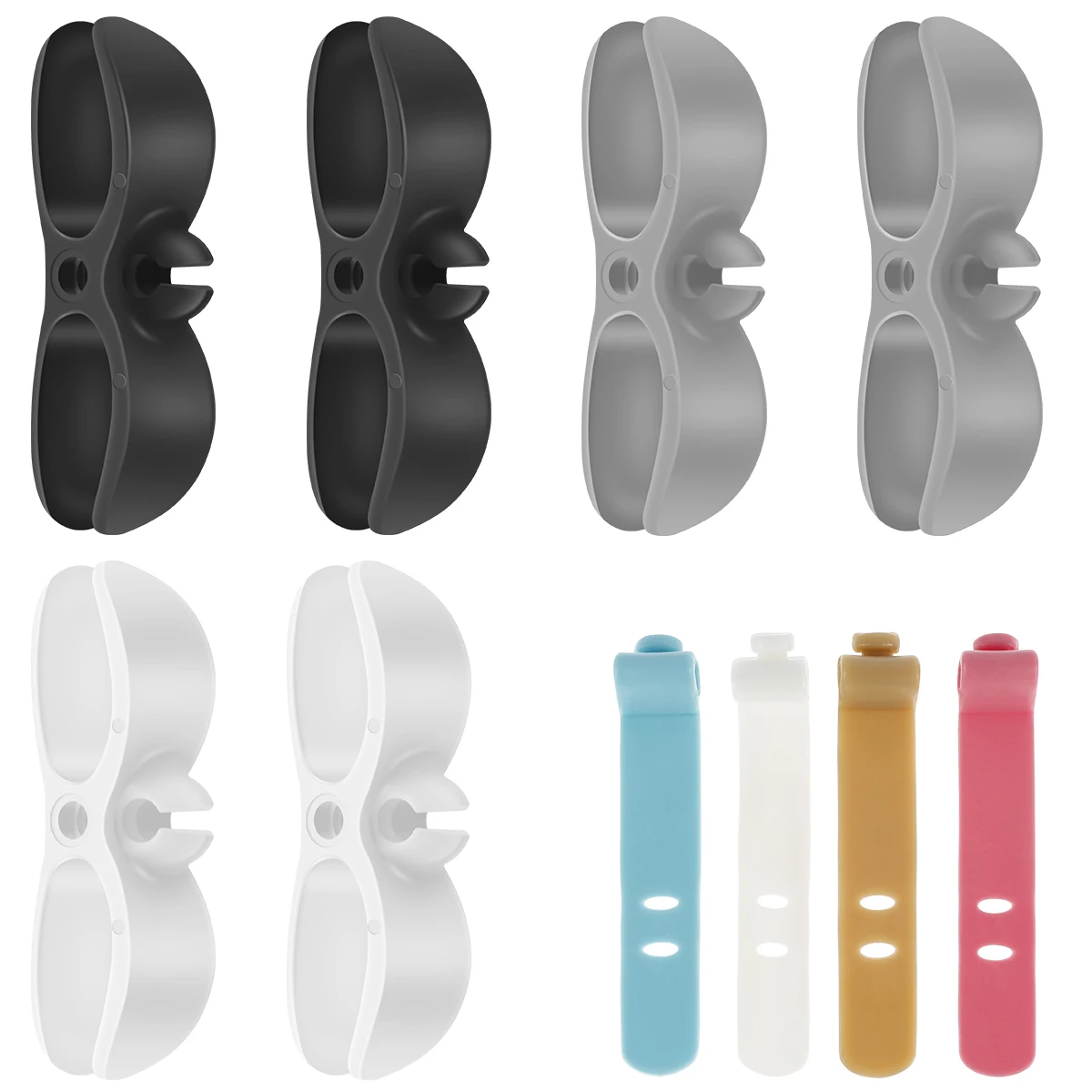 

10 шт. органайзер для шнура и кабельные ремни для бытовых приборов, самоклеящийся держатель для шнура, многоразовый держатель для шнура