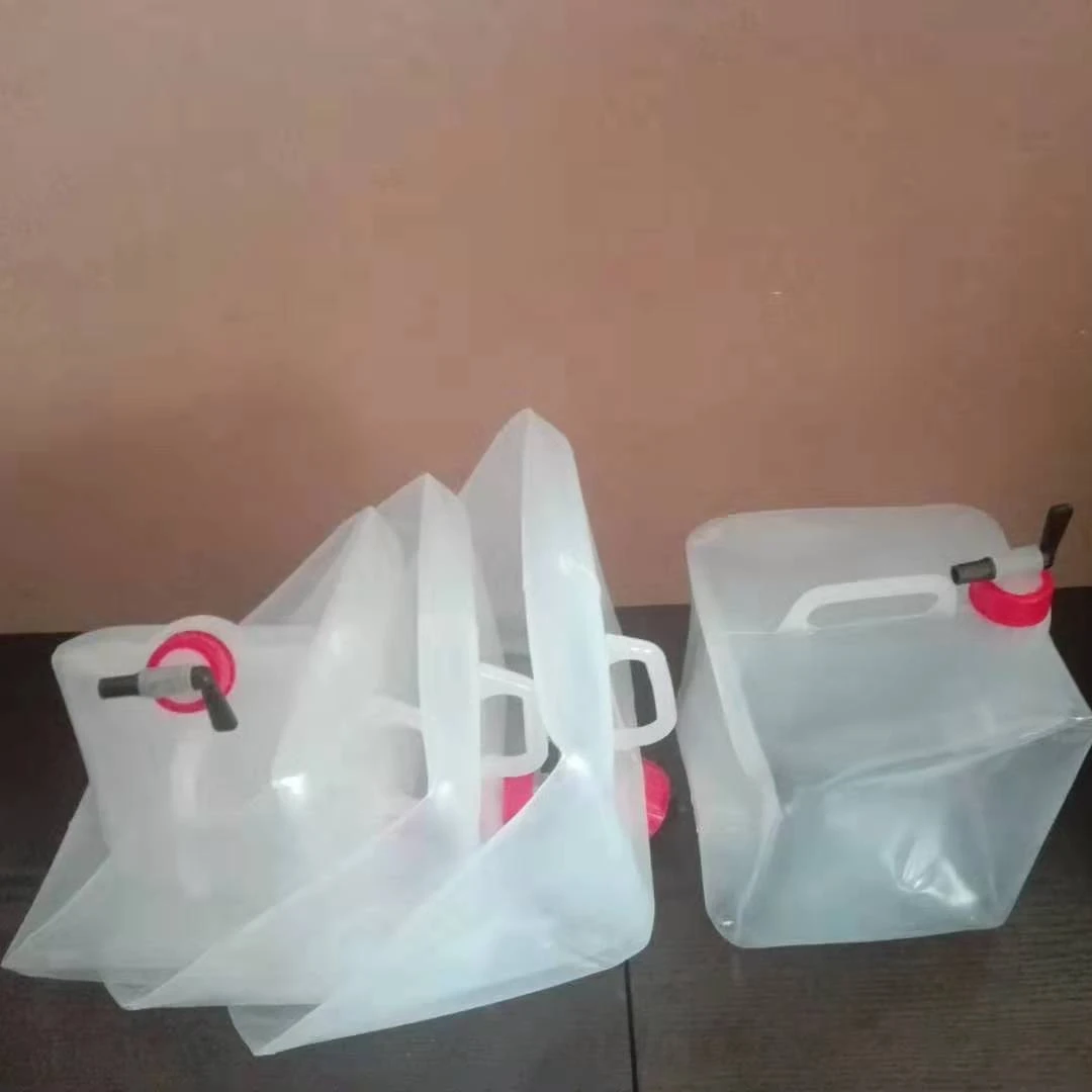 Outdoor Drinking Water Bags Folding Buckets Household Water Storage, Portable Software Large-capacity Car Portable Oil Drums