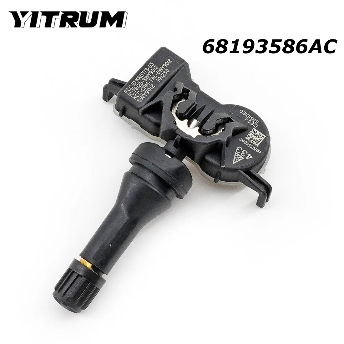 

YITRUM 68193586AC TPMS Tire Pressure Sensor For Chrysler Pacifica Jeep Compass Renegade Cherokee Dodge Dart Durango 68193586AA