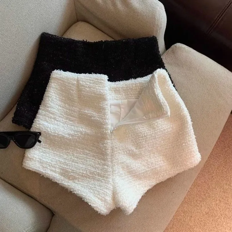 Шорты Matakawa Женские однотонные модные базовые штаны в Корейском стиле с