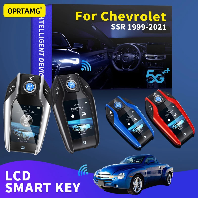 

OPRTAMG For Chevrolet SSR Remote Key LCD Display Screen for keyless-go smart key vehicle 1999 2000 2002 2004 2010 2012 2013 2021