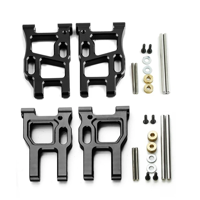 

4Pcs Metal Front And Rear Swing Arm Suspension Arm Set For LC RACING PTG-2 PTG2 1/10 RC Car Upgrade Parts