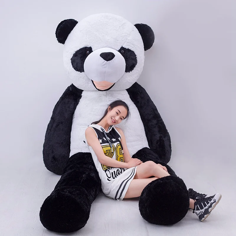 

130-300cm Giant Teddy Bear Skin Plush Toy Soft Animal Love Panda Empty Baby Cushion Pillow Kids Doll Children Girl Gifts