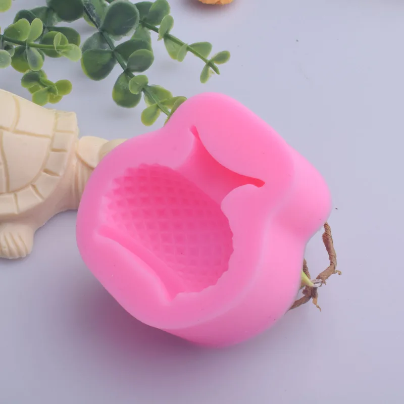 3D мультяшная ваза силиконовая форма поверхность суккулент растение цветок