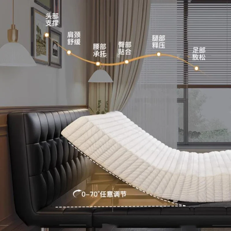 Современные кровати удобные электрические двухместные регулируемая