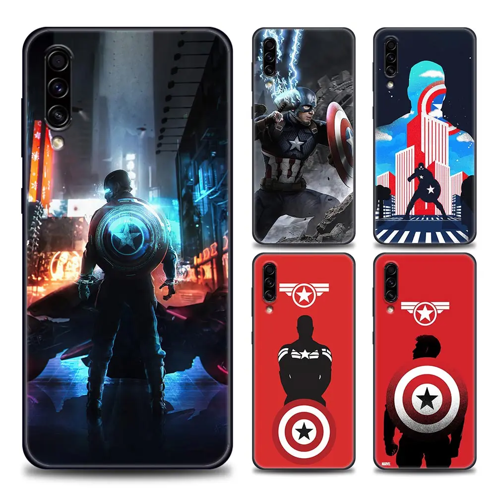 

Marvel Captain America Avengers Phone Case For Samsung Galaxy A90 A80 A70 A70S A60 A50 A40 A30 A30S A20S A20E A10 A10E 5G Cover