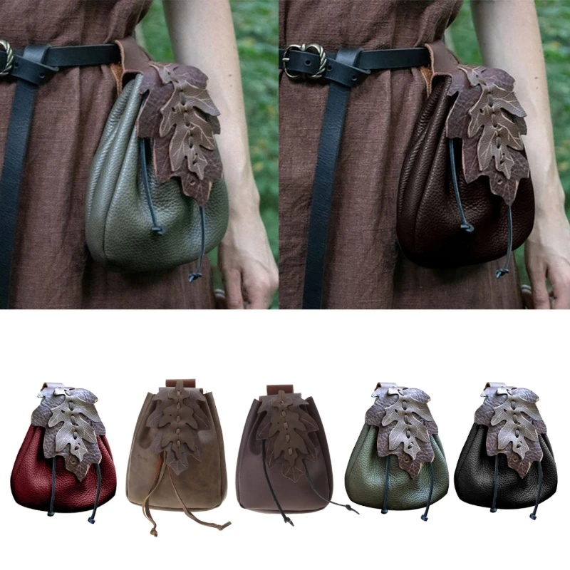 

Новинка 2024 года, Ренессанс, поясная сумка, кожаная сумка, поясная сумка в стиле стимпанк, средневековая кожаная поясная сумка,