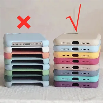 Official Original Silicone Case For Apple iPhone 11 12 13 14 Pro Max XR X XS Case For iPhone 13 12 Mini 7 8 14 Plus full Cover 2