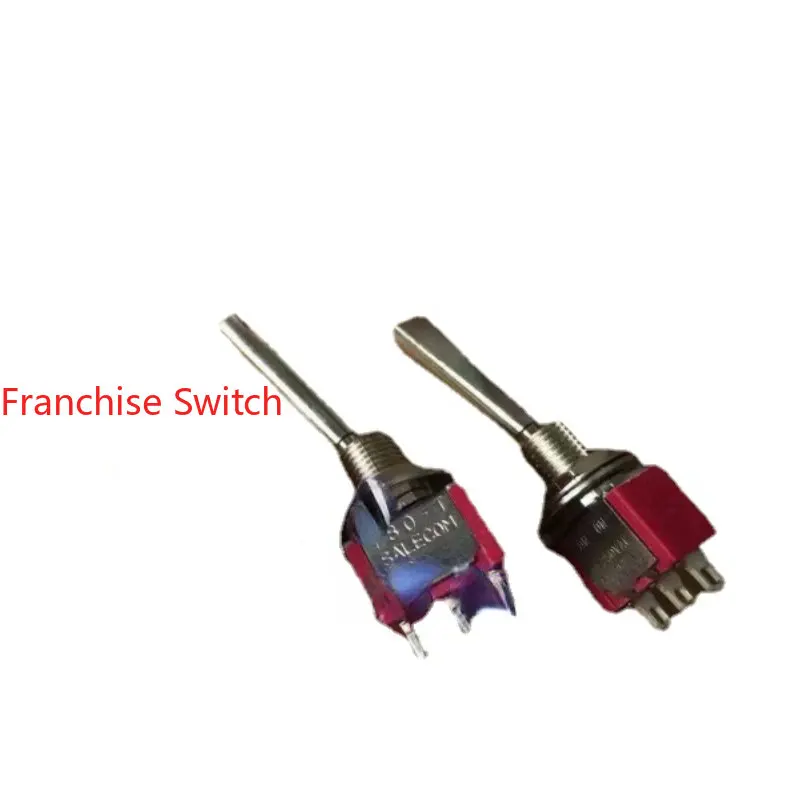 10 шт., рукоятка-Кулисный рычаг в форме веера, 3-pin, 2-speed, 3A250V, длина 22 мм