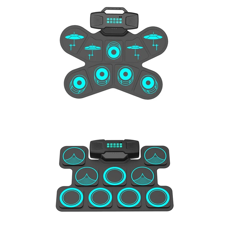 

Electronic Drum Sets, 9 Drum Pads, Beginner Practice, MIDI Drum Pad For Playing Games, Electronic Drum Kits