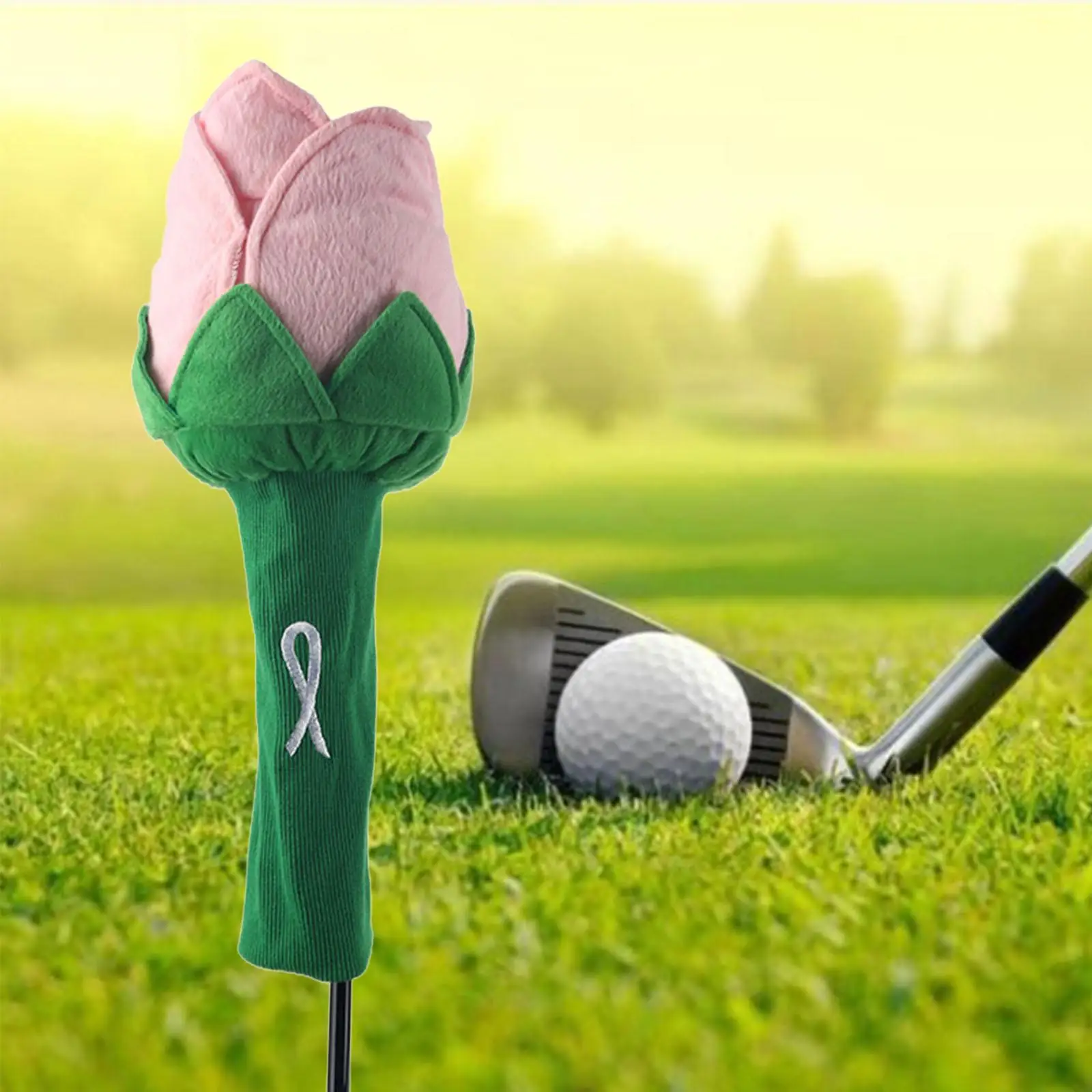 

Universal Plush Golf Club Head Cover Protective Driver Headcover Premium Flower for Drivers Transport