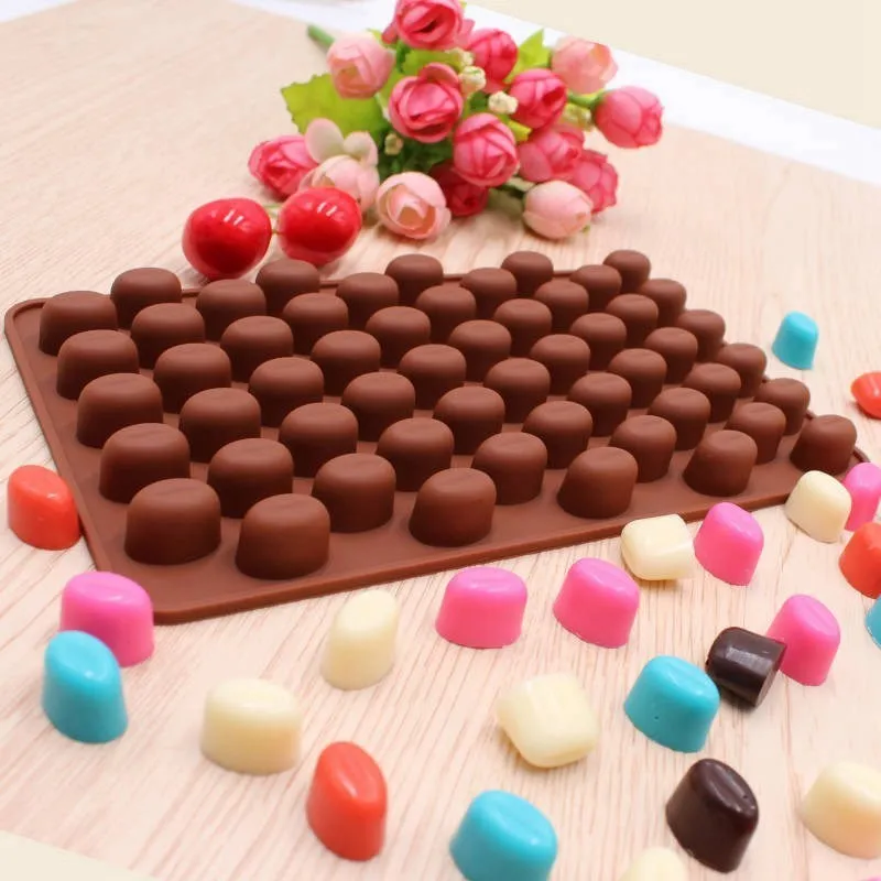 

Silicone cake mold 55 with small coffee beans chocolate mold DIY handmade soap mold ice tray mini ice cubes