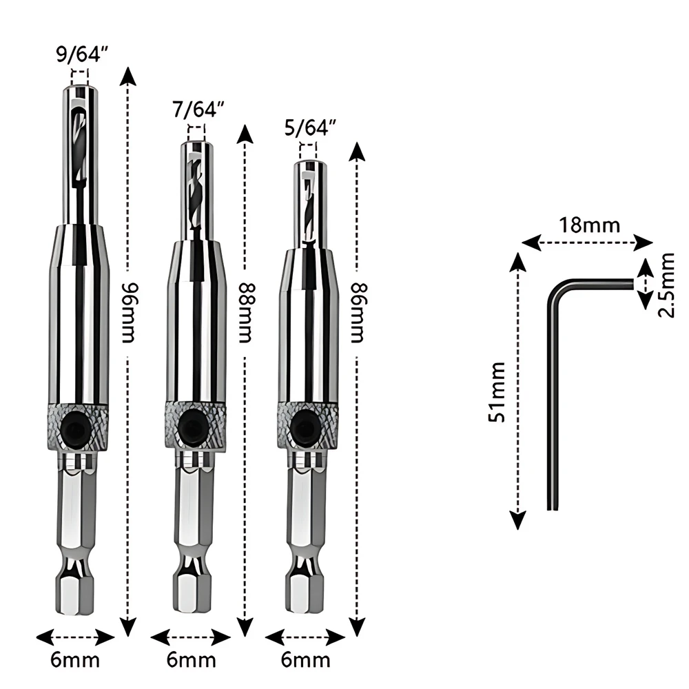 

Сверла для петель YIAEEY