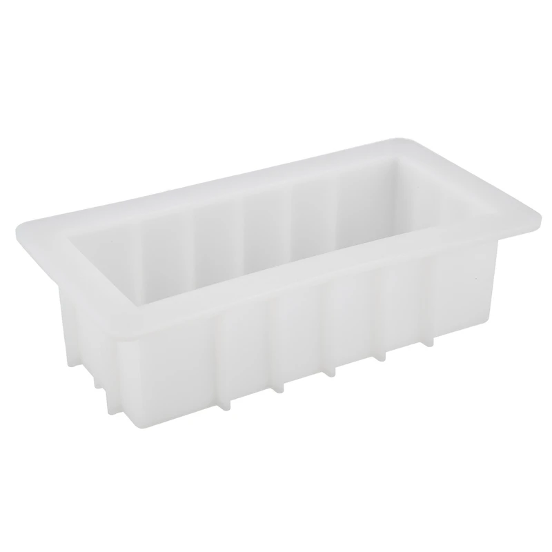 

Silicone Thick Soap Mold Handmade Soap Mold Rectangular Silicone Toast Mold Does Not Rise Belly 1000ML