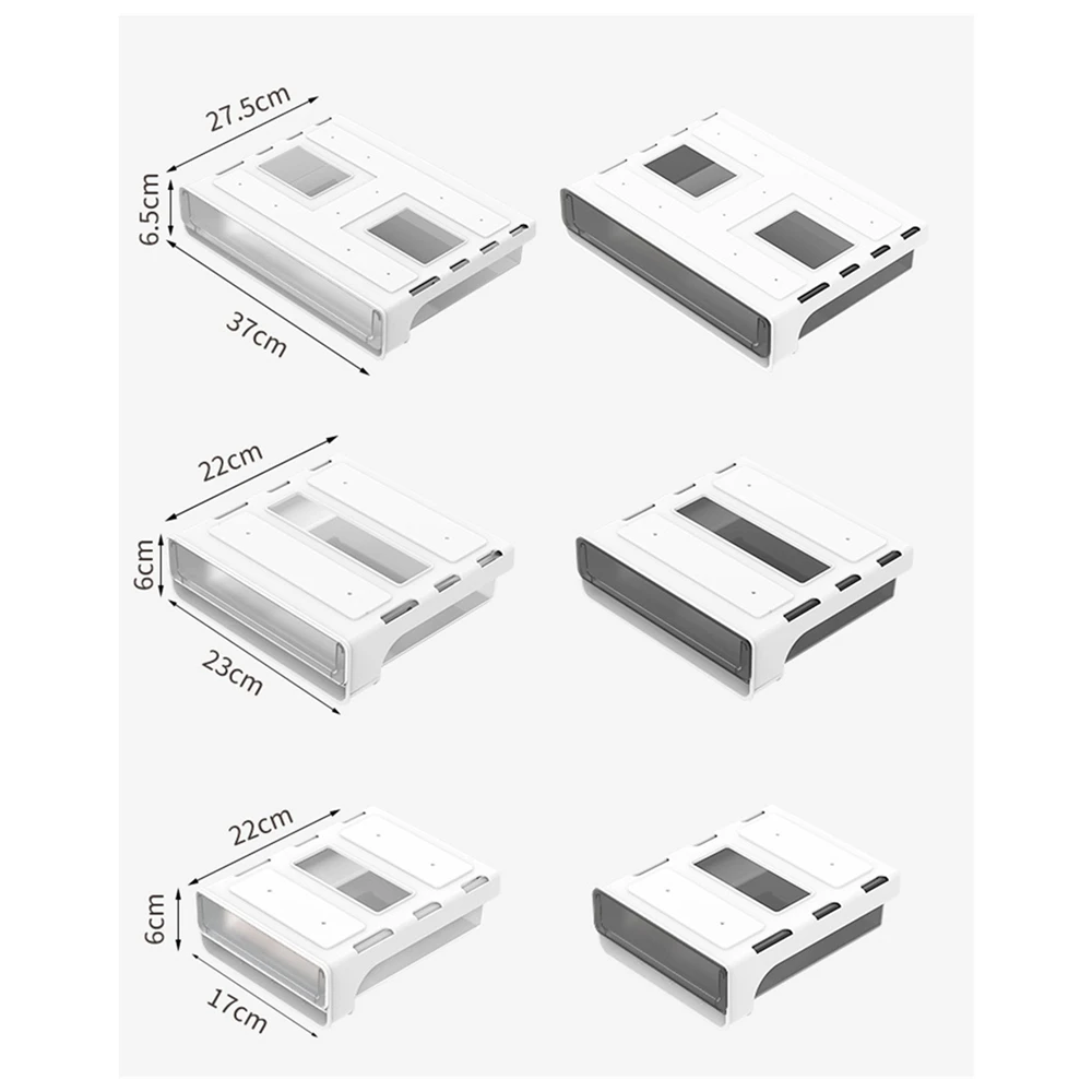 Ящик-органайзер для рабочего стола фотоемкость чехол хранения невидимый ящик