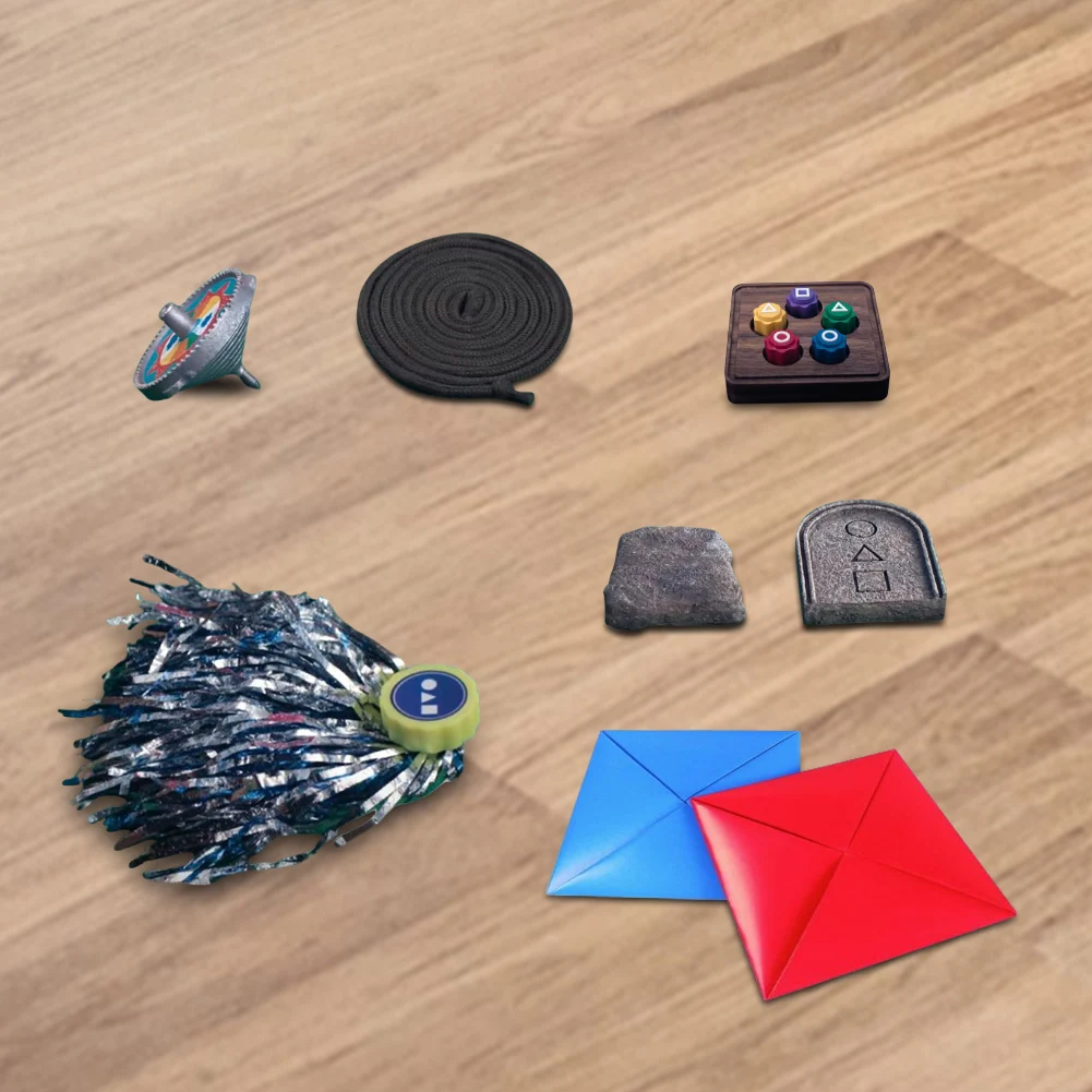 1-3 Комплекта Корейский Традиционный Игровой Набор Gonggi-настольная Игра В Кости