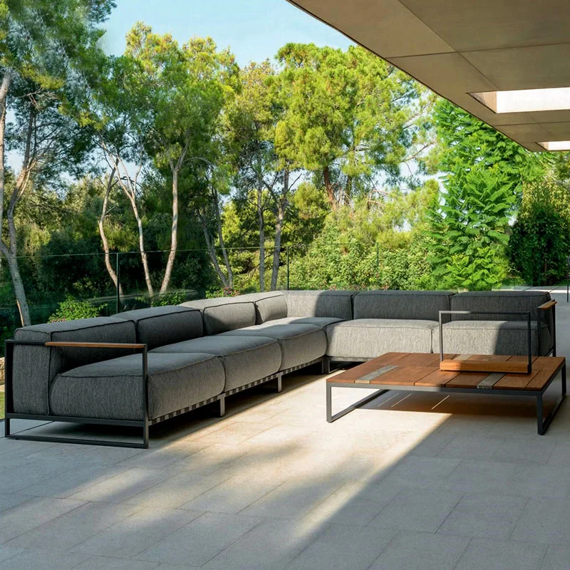 Уличный диван в скандинавском стиле уличный двор вилла садовый проект модельная