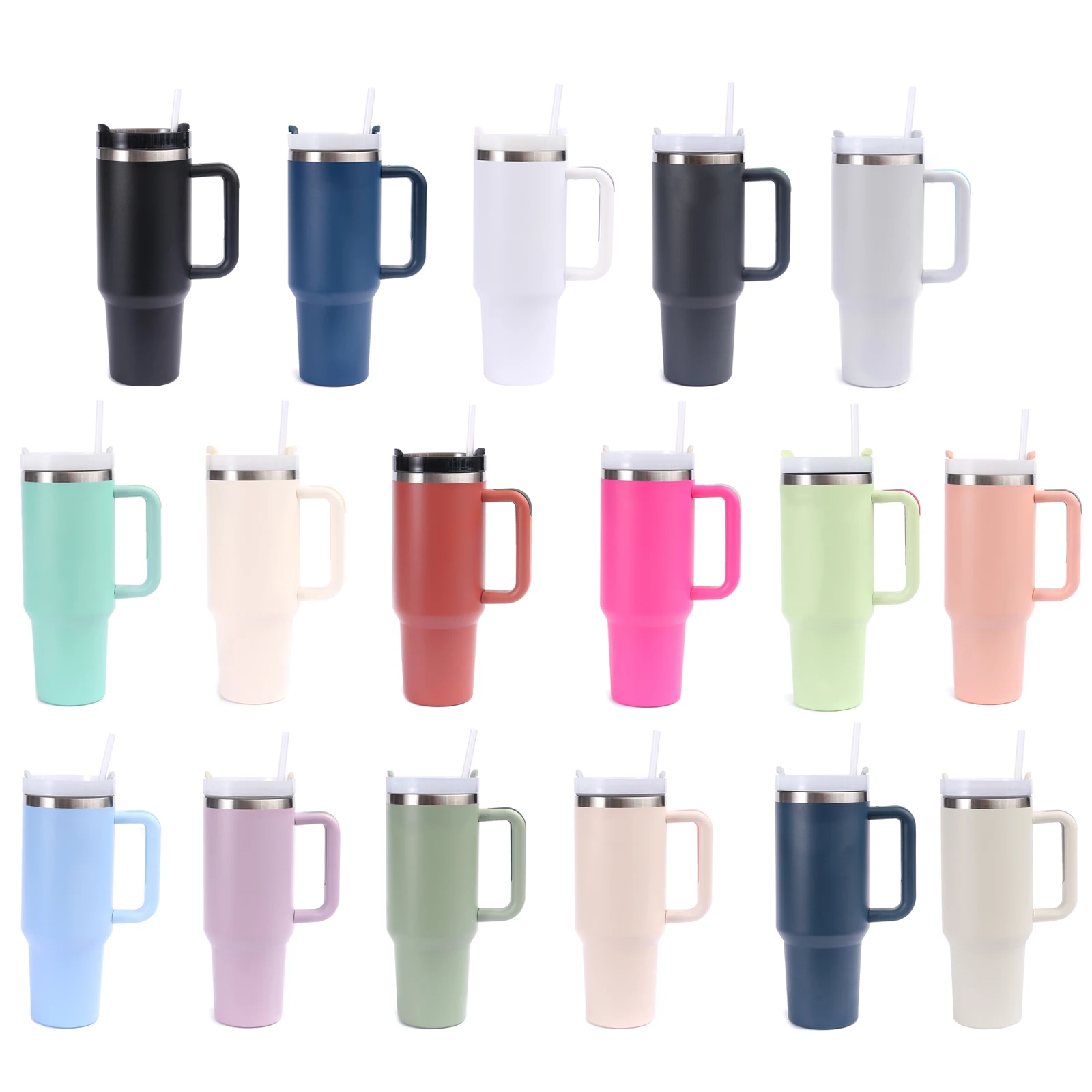 Sublimation Drinkware Vasos Termicos Mugs 40oz With Handle Tumbler