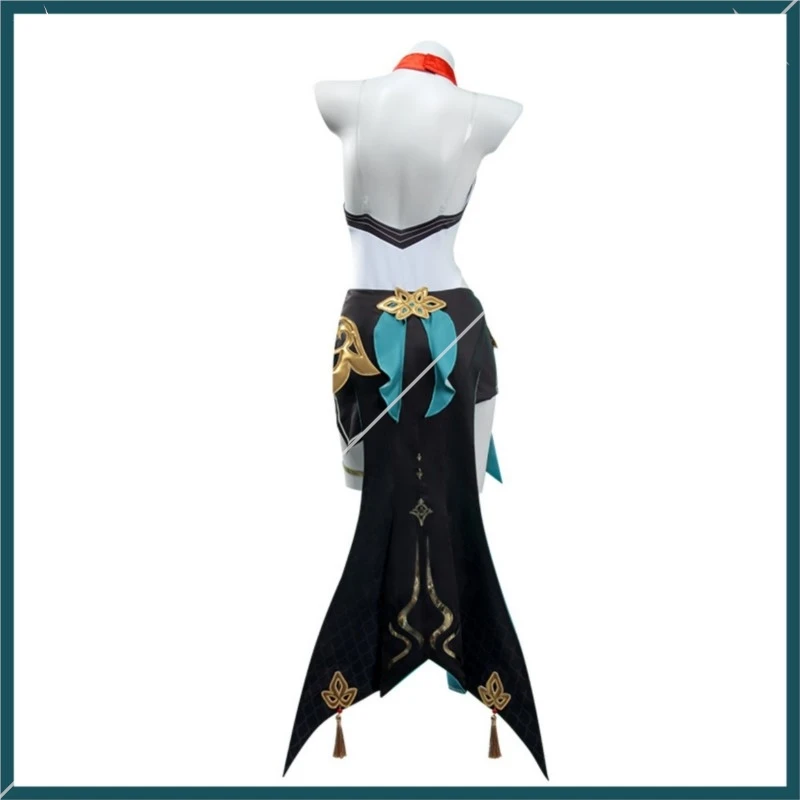 Костюм для косплея игры Honkai: Star Rail Lingsha комбинезоны Xianzhou Luofu платье модная форма