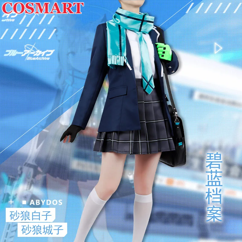 

COSMART [Customized] Game Blue Archive Abydos Cosplay Costume School JK Uniform Dress Halloween Party Outfit XS-3XL New 2023