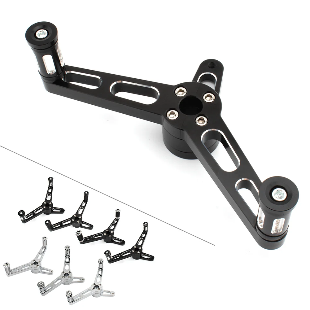 

Motorcycle Front Foot Pegs Heel Toe Shifter Lever Aluminum For Harley Davidson Sportster XL883 1200 Iron 883 Black/Chrome