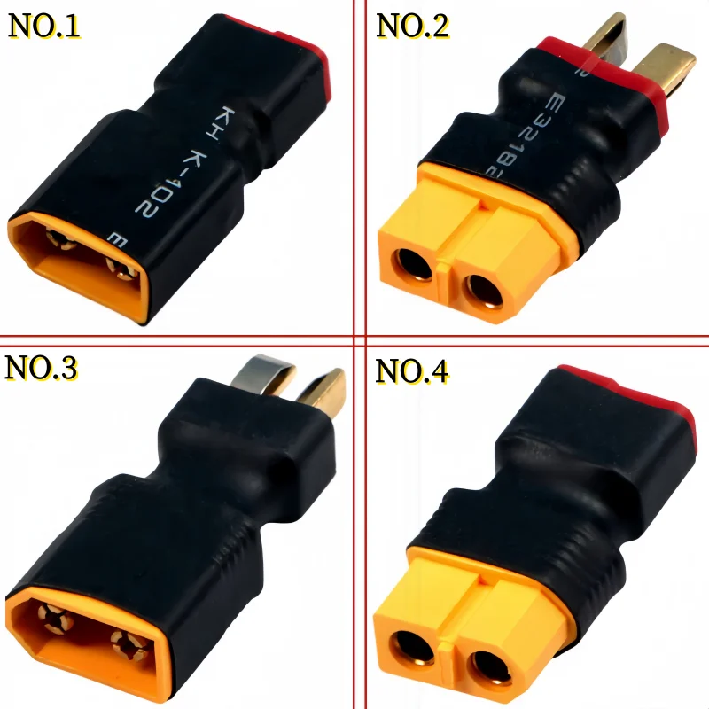 Фото Адаптер Model T plug на XT60 - для преобразования портов питания авиамоделей, зарядных устройств, моторов и ESC. №1