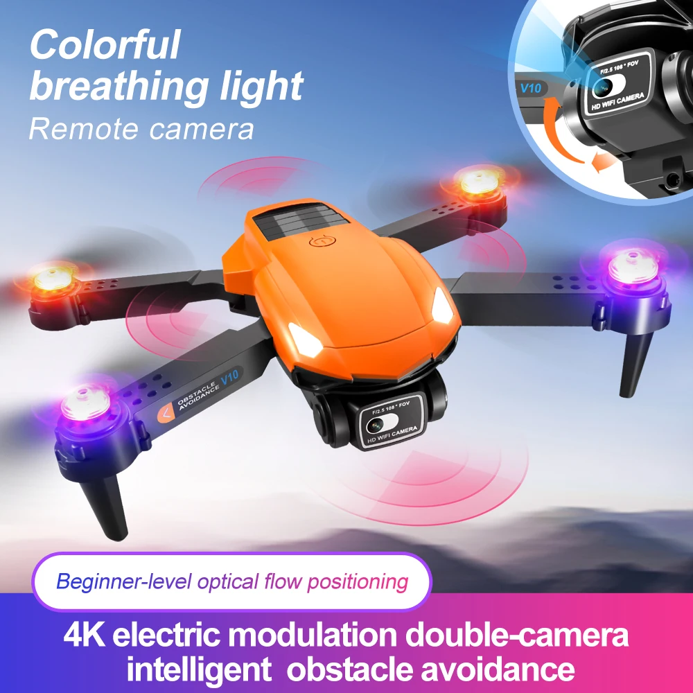 

XMSJ V10 Drone 4K 6K HD Aerial Photography Folding Quadcopter WiFi 5G FPV Helicopter Optical Flow Obstacle Avoidance Dron Toy