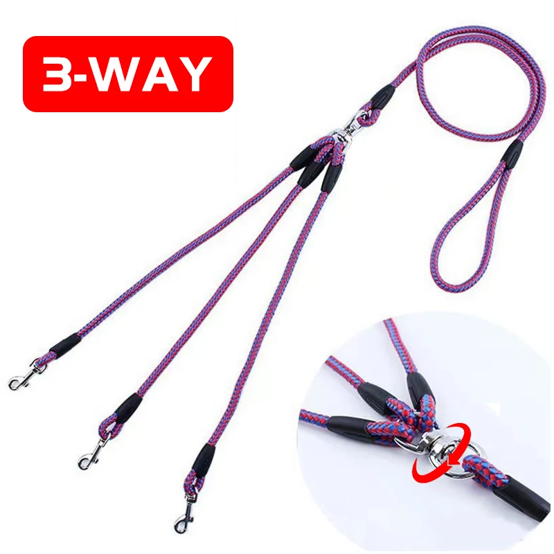 

3 в 1, поводок для собак, 3 способа