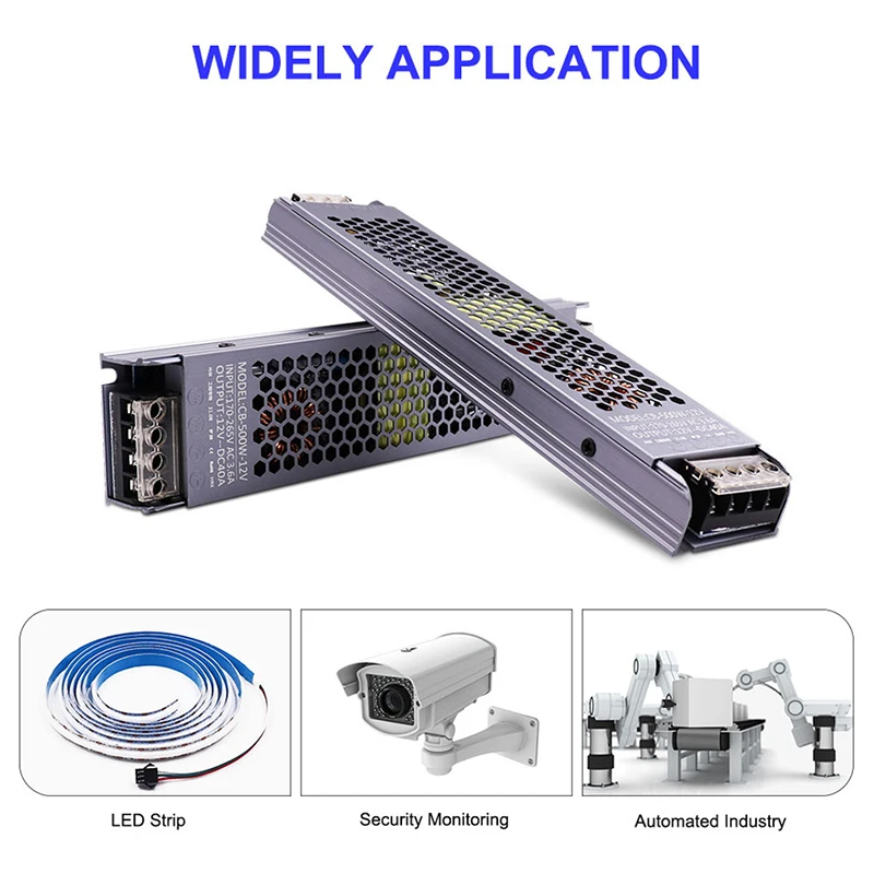 

24V Transformer Led Driver Power Supply Super Thin Converter For Led Strip Lamp коммутатор питания привода