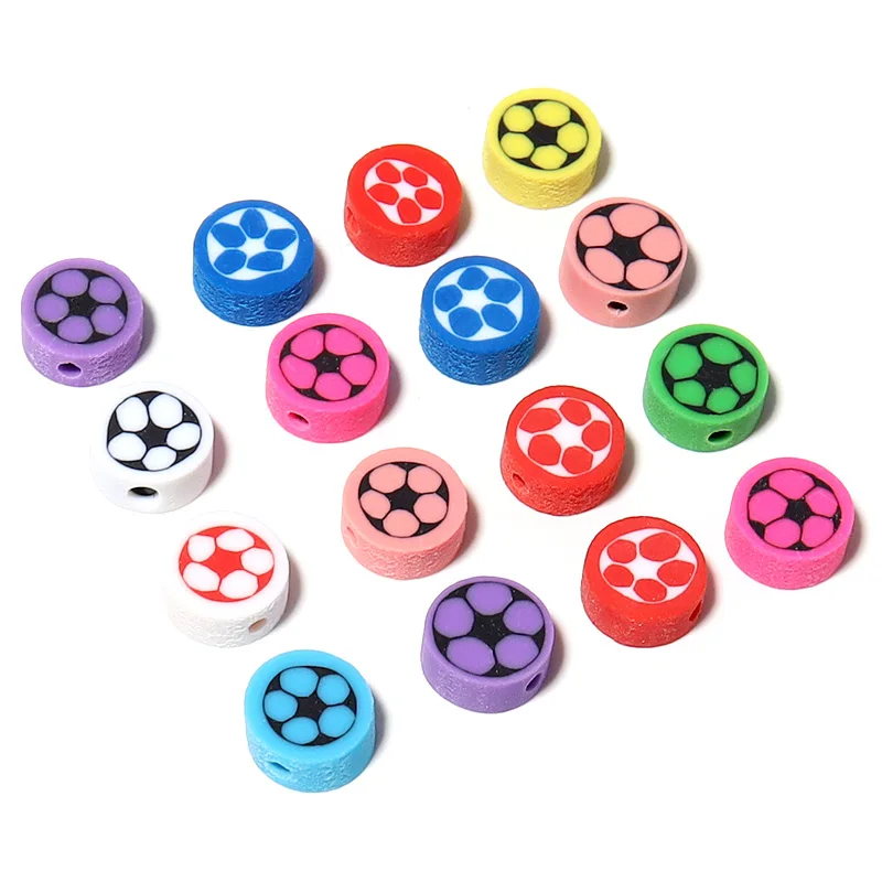 Бусины из полимерной глины для изготовления ювелирных изделий 50 шт.