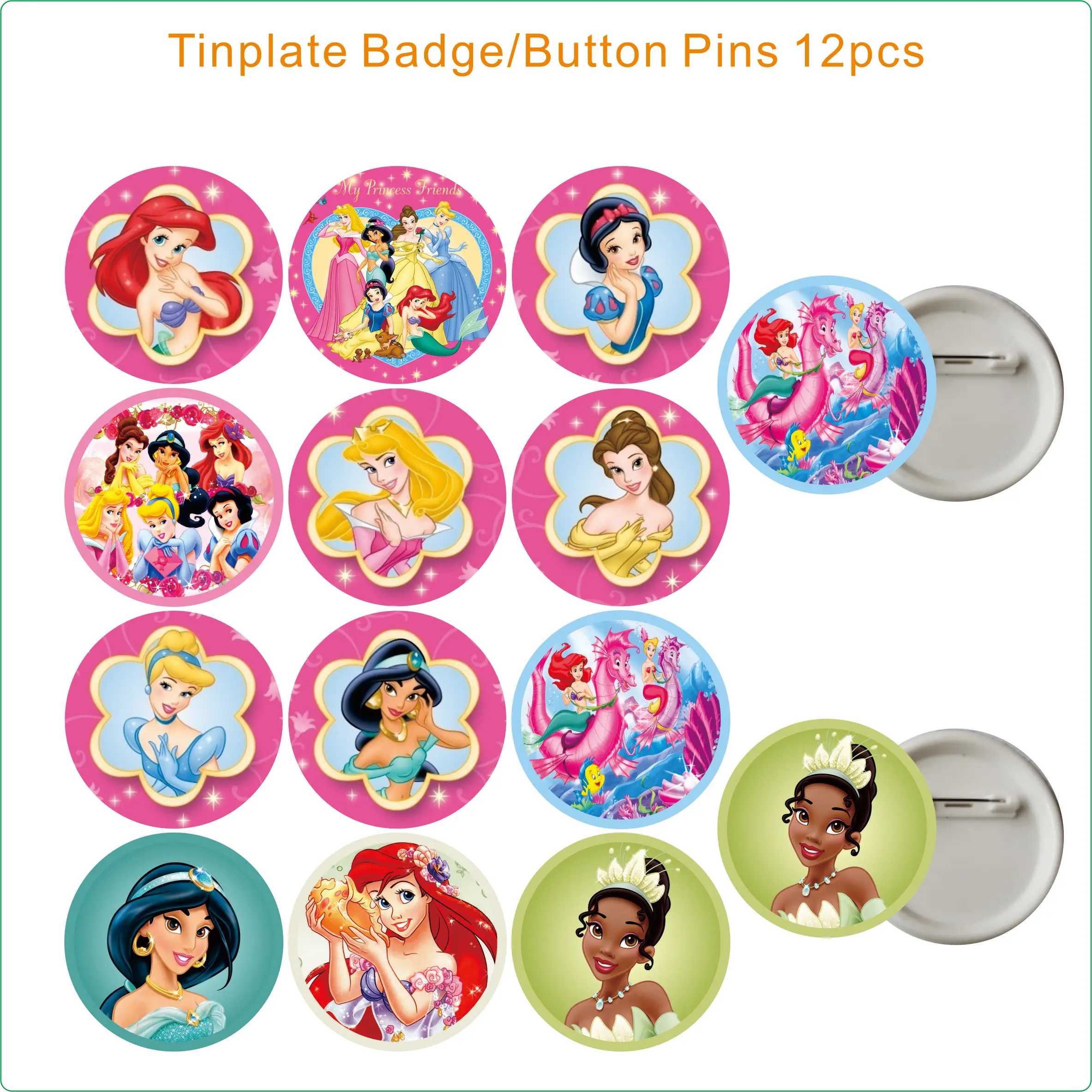 Принцесса Диснея украшения для дня рождения вечерние подарки принцессы браслеты