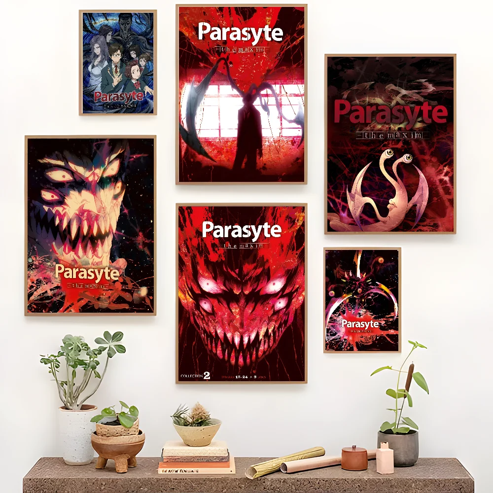 Японское аниме Parasytes винтажные постеры липкие белые бумажные наклейки сделай сам